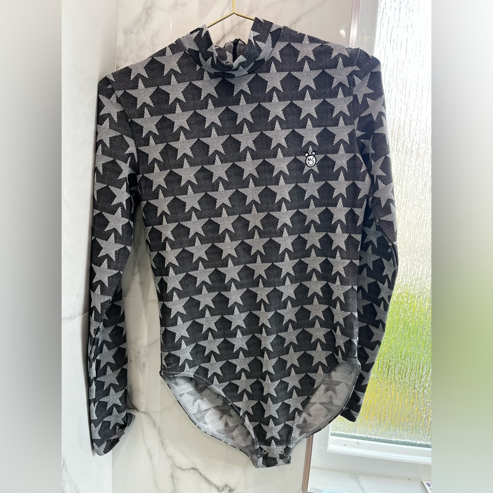 NWT Converse silver bodysuit